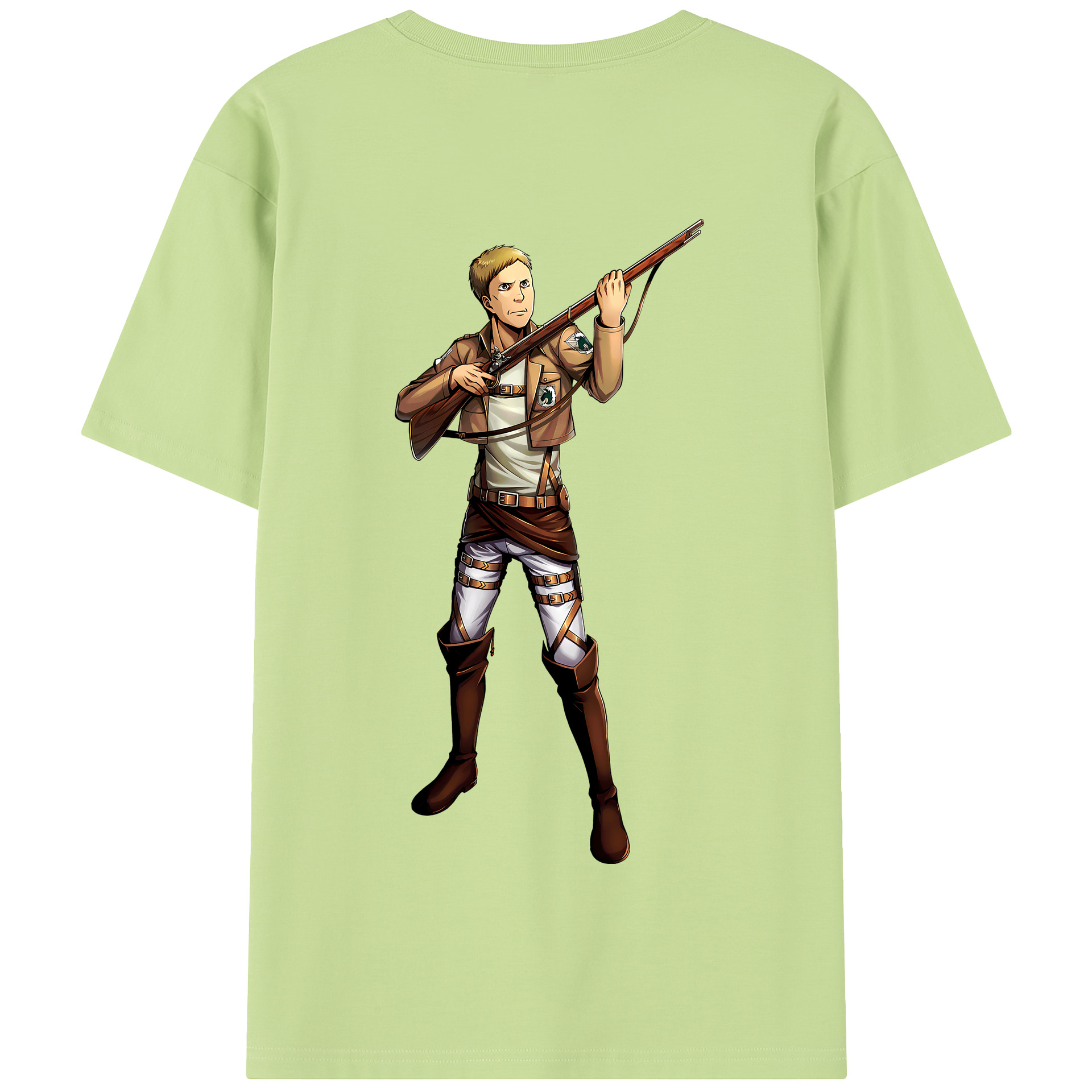 （画像用） 進撃の巨人 Attack on Titan 綿100％半袖Tシャツ（背面プリント）